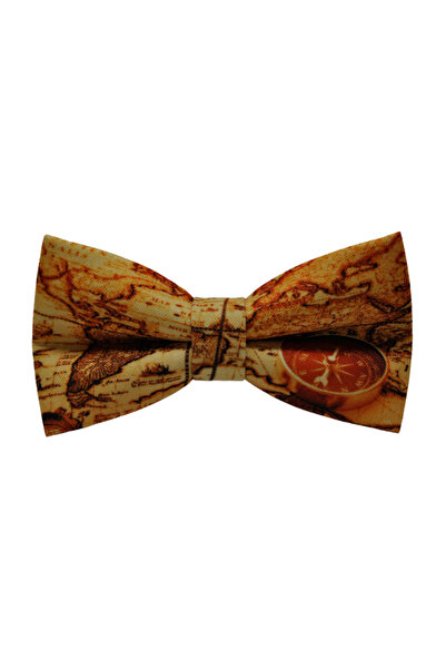 PAPIONETTE Vintage Map Bow Tie