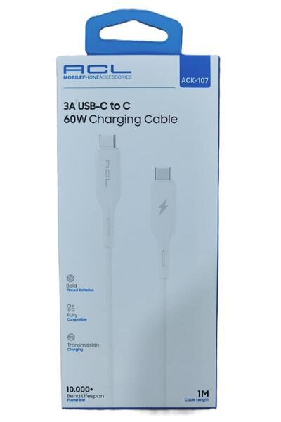 toysclub كابل ACK-107 3A من USB-C إلى C