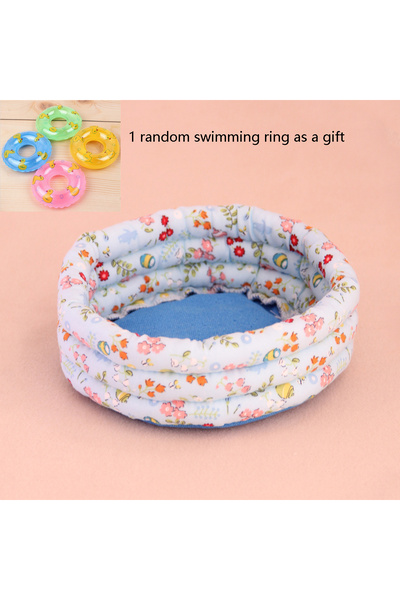 Choice مسبح مصغر أزرق اللون مصنوع من القماش بنسبة 1:12، مناسب لتزيين المنازل ...