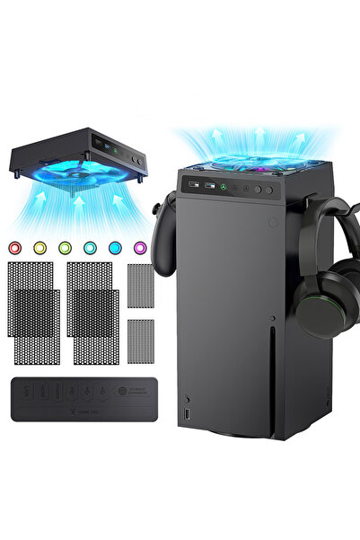 Choice تتضمن العبوة مروحة يحافظ على البرودة سوداء واحدة، مناسبة لجهاز Xbox Se...