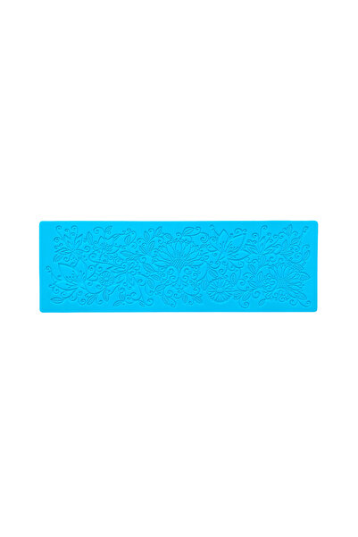 Choice1 blue 1pc Creative lace sugar flipping silicone mold cake decoration l...