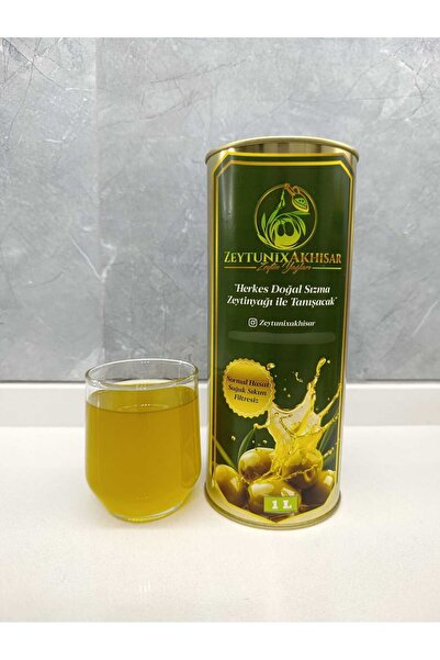 ZeytunixAkhisar 1 Litre Soğuk Sıkım Doğal Sızma Zeytinyağı