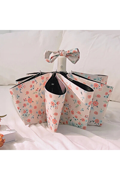 Choice Automatic 8K full-fiber Fresh Flowers and Rain Dual-purpose Parasol Fo...