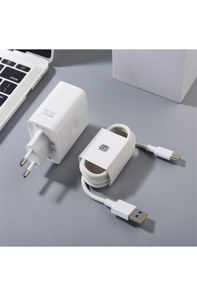 Choice EU and 1M cable 80W SuperVo Charger EU/US Fast Charging Adapter Type C...
