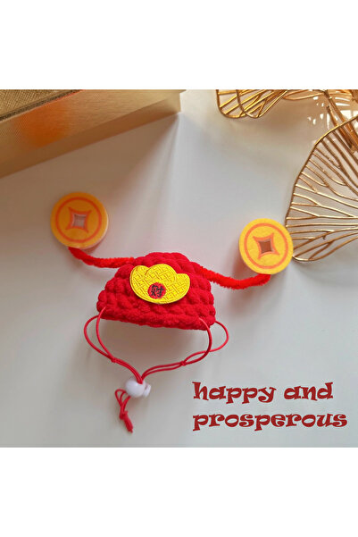 Choice1 قبعة إله الثروة، قبعة قط الحظ للعام الصيني الجديد، قبعة إله الثروة، ق...