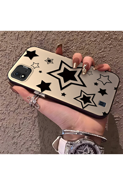 Hontinga حافظة هاتف من السيليكون متوافقة مع Realme C11 2021، مزودة بنمط نجوم،...