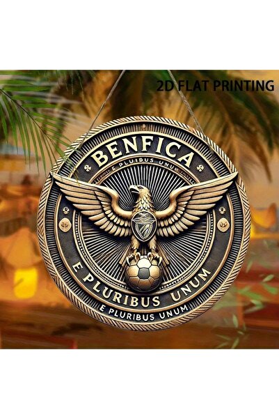 Choice 20x20 2D Flat, 1pc Benfica Eagle Emblem Scer Club Badge - Vintage Spor...