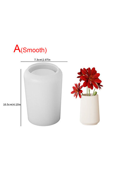 Choice1 قالب صب الخرسانة والأسمنت والجبس على شكل مزهرية نوردية، مصنوع من راتن...