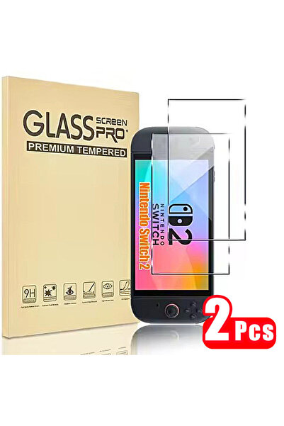 Choice 2Pcs Switch2 2Pcs HD Tempered Glass For Switch 2, Transparent HD Scree...