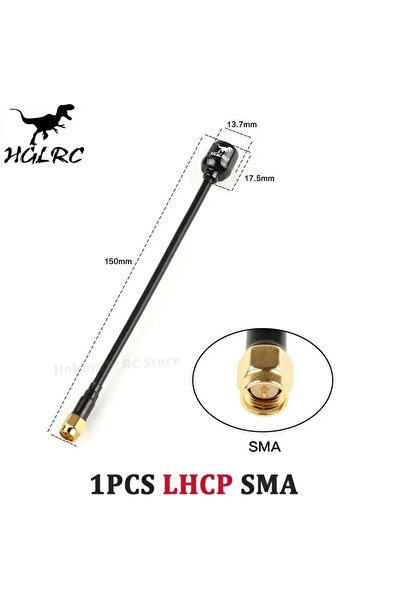 Choice 1PCS LHCP SMA HGLRC Mini Long-Range Hammer Antenna 5.8G 2.5dBi 135mm S...