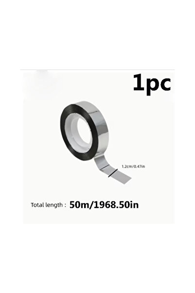 Choice1 1pc 1/2pcs Metallic Silver Mirror Tape-Suitable for Wall Wardrobe Bat...
