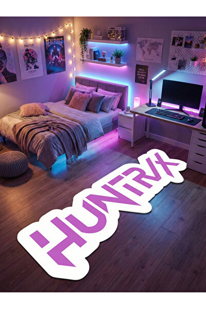 RUGRUMBA Non-Slip Base K-Pop Demon Hunters Themed Machine Washable Teen Room ...