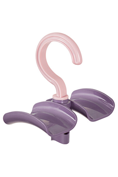 choice2 PURPLE 1 pack Rotatable Bag Storage Rack Scarf Belt Hanger Bag Hangin...