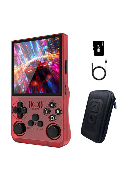 Choice3 Red GAMINJA ANS13 4.0 Inch IPS Screen Retro Handheld Video Game Cole ...