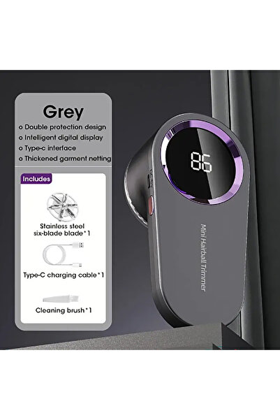 Choice Black Lint Remover For Clothing LED Digital Electric Pellet Fluff Remo...