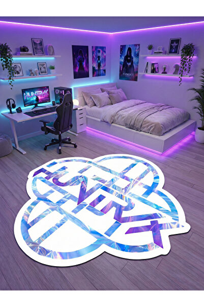 RUGRUMBA Non-Slip Base K-Pop Demon Hunters Themed Machine Washable Teen Room ...