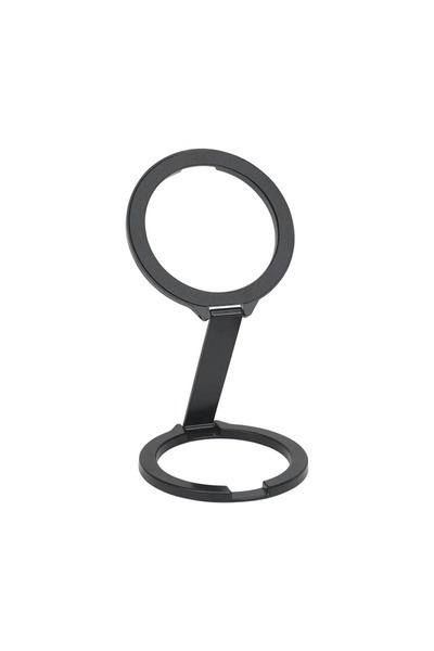 Choice black Double-Sided Magnetic Phone Stand Adjust Height 360 Degrees Rota...