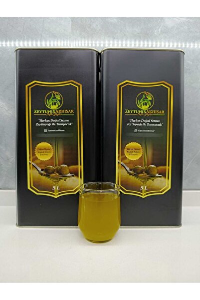 ZeytunixAkhisar 10 Litre Erken Hasat Doğal Sızma Zeytinyağı (Soğuk Sıkım)