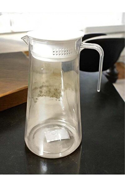 Jack Acrylic Juice and Water Pitcher with White Lid