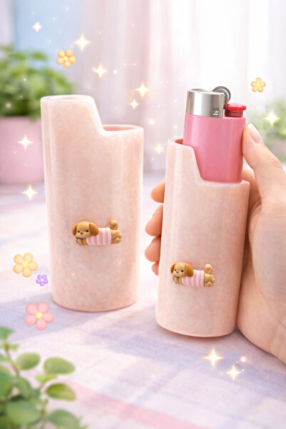 PELIUS غطاء ولاعة ديكوري، غطاء إيبوكسي، حامل ولاعة