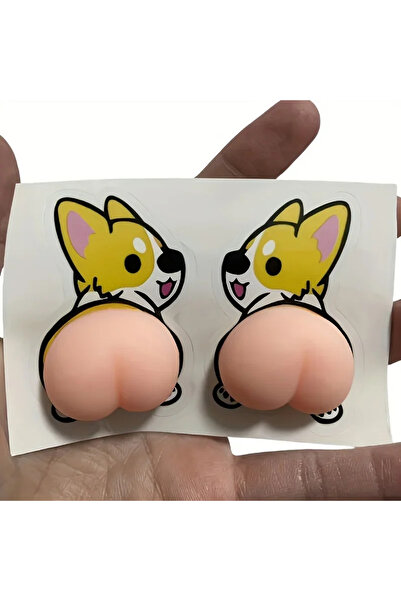 Choice a pair B9588A 3D PVC Car Stickers, 2-Piece Set, Cartoon Bumper Sticker...