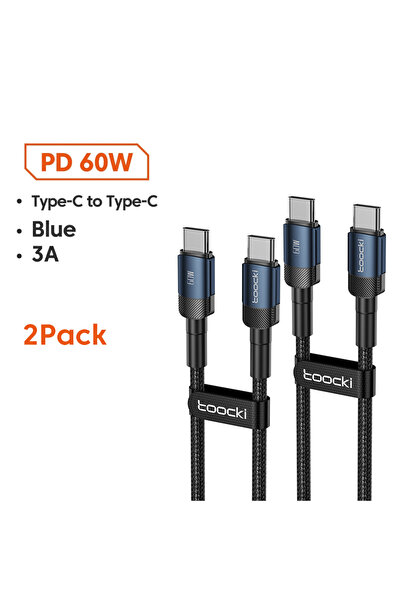 Choice59 كابل توكي بطول 1 متر وقوة 60 واط، أزرق، قطعتان. كابل توكي 100 واط من...