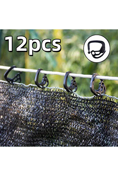Choice 12pcs 12PCS Shade Cloth Clips - Heavy Duty Hooks for Shade Net, Garden...