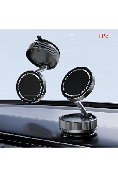 Choice1 black Foldable Magnetic Car Phone Mount with 360° Rotation & Vacuum S...