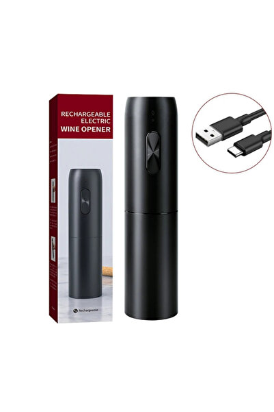 Choice 1pcs Electric Wine Bottle Opener Gifts Set Rechargeable Black Automati...