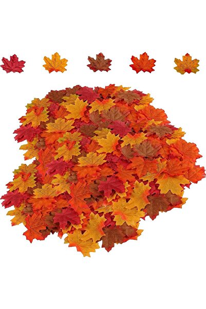 Choice 50 pcs MULTI 50/100pcs Artificial Plants Flowers Silk Maple Leaf Hallo...