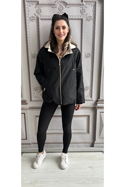 styleFlex Women's fleece jacket, 2-sided, with hood