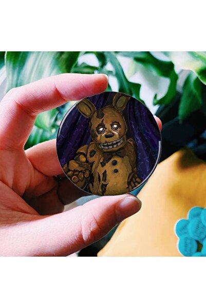 Choice21 z6 25x25 mm Fnaf Anime Five-nights-At-Freddys Tinplate Pin Button Cu...