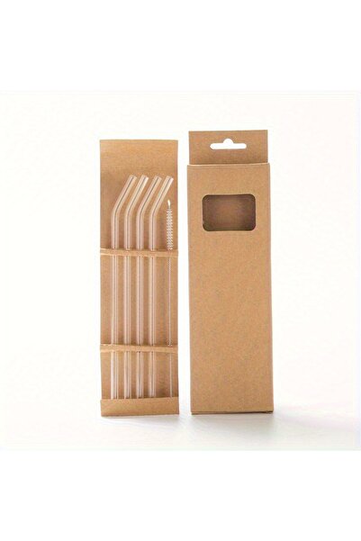 Choice مجموعة واحدة من 5 شفاطات زجاجية مقاومة للحرارة مع فرشاة - قابلة لإعادة...