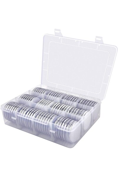 Choice1 Black gasket 84 Pieces 46 mm Coin Capsules, with Foam Gasket and Plas...