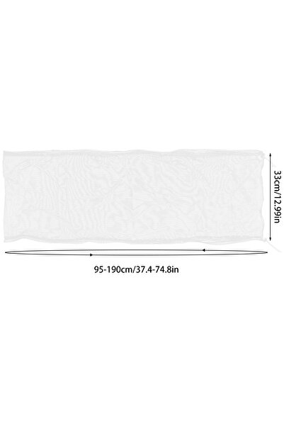 Choice WHITE Universal Mesh Bird Cage Cover Skirt Net Easy Cleaning Seed Catc...