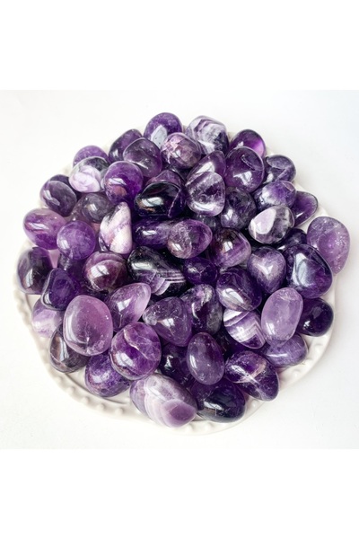 Choice 50g 1.73Oz Amethyst Polished Stones - Ideal For Aquarium Decor, Jewelr...