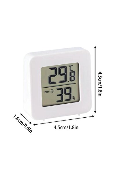 Choice White Mini electronic digital indoor hygrometer home precision thermom...