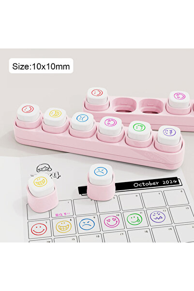 Choice1 Style-2 Cartoon Stamp Stickers Kit 6 Designs - Scrapbooking Journal A...