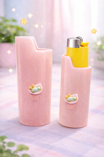 PELIUS غطاء ولاعة ديكوري، غطاء إيبوكسي، حامل ولاعة