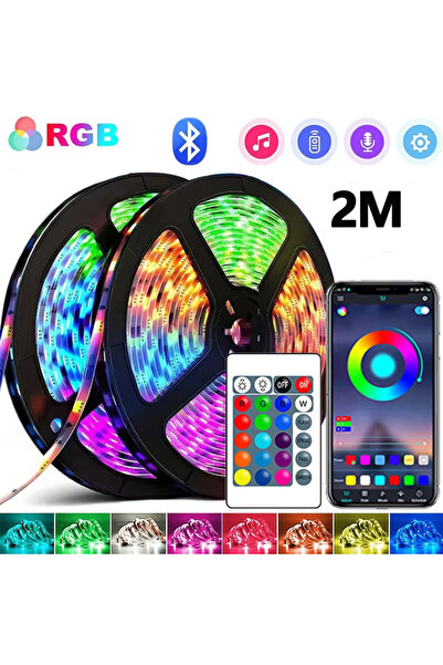 Choice1 RGB 2M 1M-30M RGB LED Strip Light Bluetooth APP Control Color Changin...