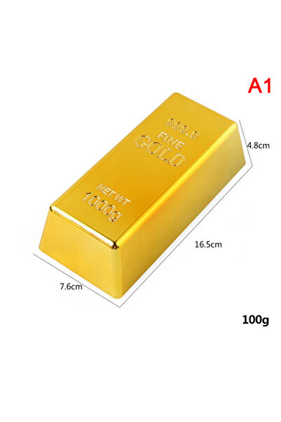 Choice قطعة ذهبية مزيفة رائجة للغاية A1، ثقالة ورق بلاستيكية ذهبية اللون، ديك...