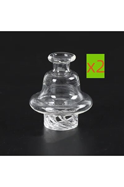Choice 2Pcs Clear 2Pcs Clear Glass Spinning Hat Kitchen Funnels Filling Bottles