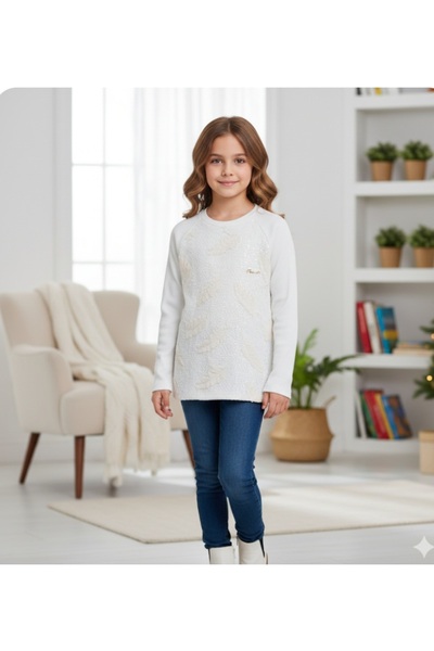 BEGONYA BEBECE KIDS Kus Tuyu Patterned Girls' Clothes Combed Cotton