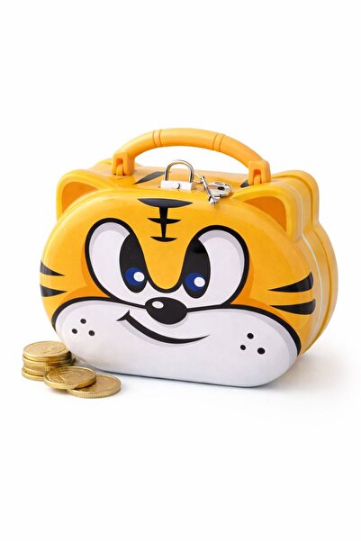 madewithlove Sevimli Kaplan Kilitli Çocuk Kumbarası