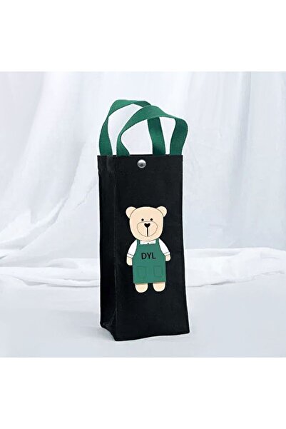 choice2 black 1PC Cute Bear Portable Water Bottle Handbag Insulated Cup Cover...