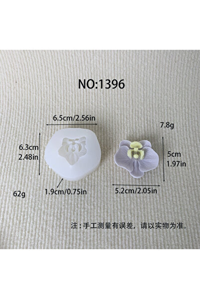 Choice قالب سيليكون ثلاثي الأبعاد على شكل فراشة وأوركيد، قطعة واحدة، قالب صاب...