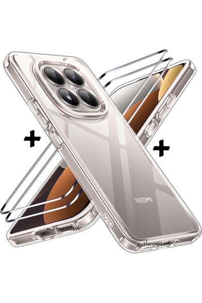 m.tk moveteck Redmi Note 15 Pro 4g Case Camera Protected Soft Transparent Sil...