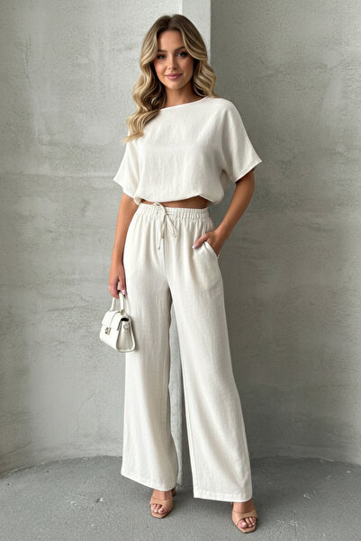 İntive Lingerie Women's Crew Neck Summer Set