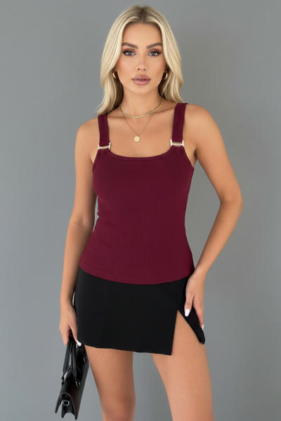 İntive Lingerie Women's Summer Basic Strap Blouse