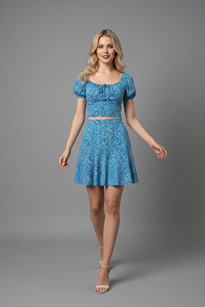 İntive Lingerie Women's Stylish Event Suit with Skirt